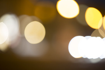 Image showing Colorful bokeh on black background