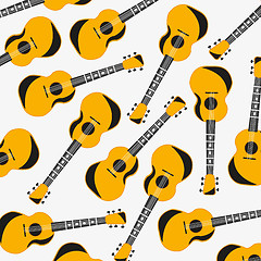 Image showing Pattern from music instrument guitar