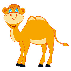 Image showing Cartoon of the merry camel