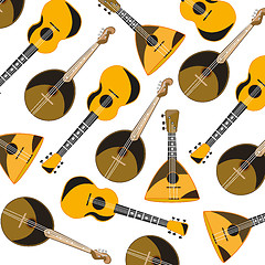 Image showing Music instruments pattern