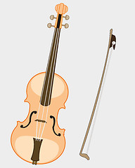 Image showing Music instrument violin and joining