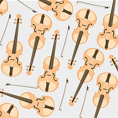 Image showing Pattern from violin and joining