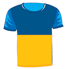 Image showing Cloth flag ukraine