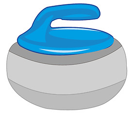 Image showing Atheletic projectile curling