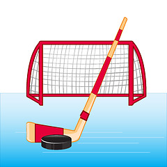 Image showing Accessories for play hockey