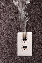 Image showing smoke from the outlet