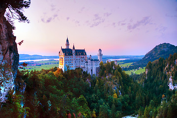 Image showing Neuschwanstein castle in Bavaria, Germany