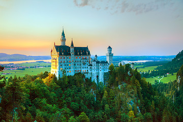 Image showing Neuschwanstein castle in Bavaria, Germany