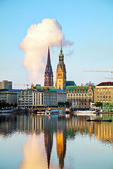 Image showing Cityscape of Hamburg, Germany