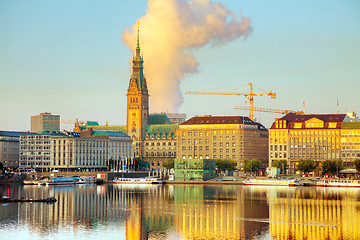 Image showing Cityscape of Hamburg, Germany