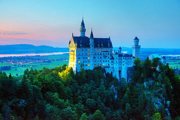 Image showing Neuschwanstein castle in Bavaria, Germany