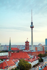 Image showing Aerial overview of Berlin