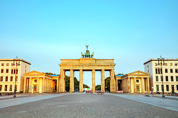 Image showing Brandenburg gate in Berlin, Germany