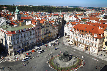 Image showing PRAGUE, CZECH REPUBLIC - AUGUST 24, 2016: Panoramic view of Old 