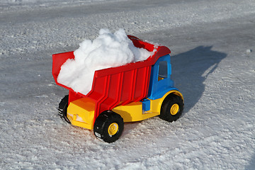 Image showing toy snow removal machine