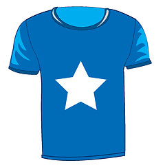 Image showing T-shirt with flag Somalia