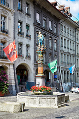 Image showing Street view of Berne city, Switzerland