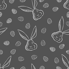 Image showing Vector Happy Easter seamless pattern