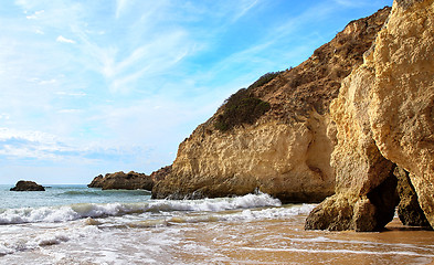 Image showing Beach of Algarve, Portugal