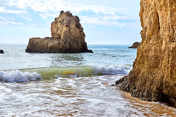 Image showing Beach of Algarve, Portugal