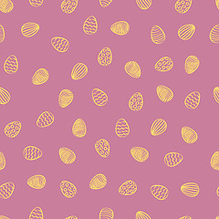 Image showing Vector Happy Easter seamless pattern