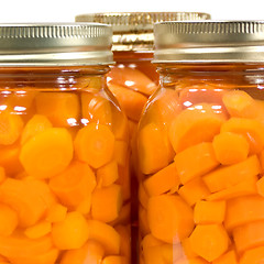 Image showing Macro Canned Carrots