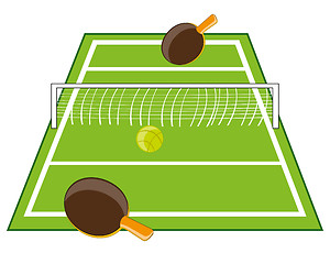 Image showing Table for tennis