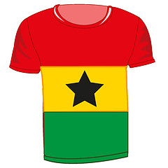 Image showing Cloth with flag state is Ghana