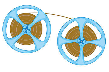 Image showing Spool with tape from player