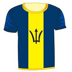 Image showing Cloth flag Barbados