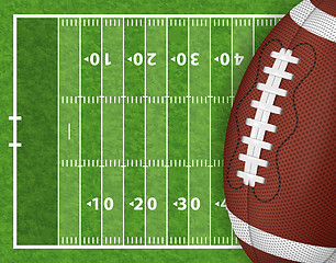 Image showing American Football Field