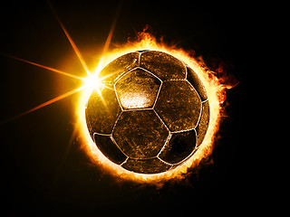 Image showing ball like solar eclipse