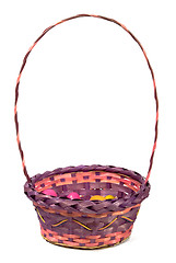 Image showing Easter Basket on White