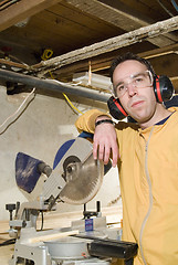 Image showing Man In Workshop