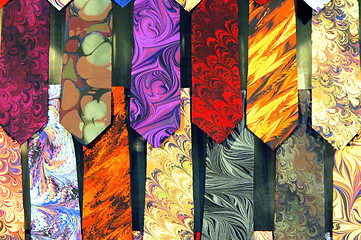 Image showing Men ties abstract.