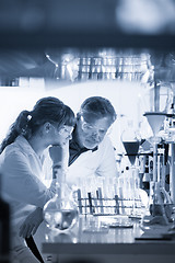 Image showing Health care professionals researching in scientific laboratory.