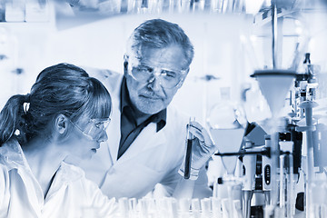 Image showing Health care researchers working in scientific laboratory.