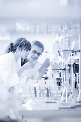 Image showing Health care professionals researching in scientific laboratory.