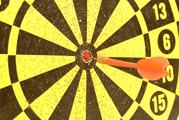 Image showing Closeup Dartboard