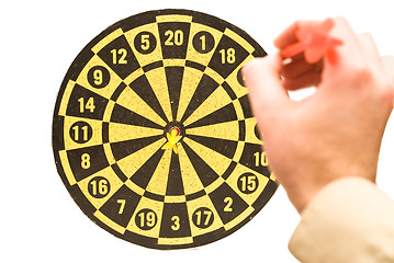 Image showing Playing Darts