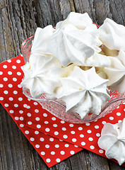 Image showing White Meringue Cookies