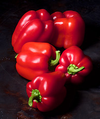 Image showing Red Bell Peppers