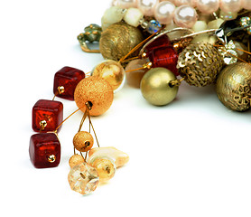 Image showing Gold and Ruby Jewelry