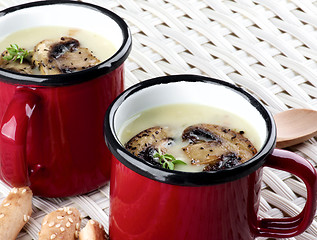 Image showing Mushrooms Cream Soup