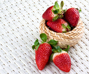 Image showing Fresh Ripe Strawberries