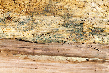 Image showing old split wood