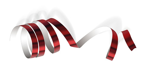 Image showing Festive ribbon on white background