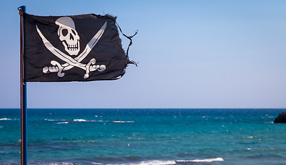 Image showing Pirate flag