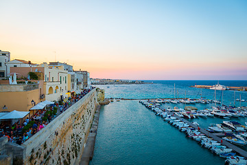 Image showing OTRANTO, ITALY - AUGUST 23, 2017 - panoramic view from the old t