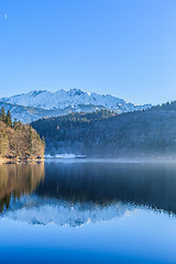 Image showing Winter landscape at the Hechtsee